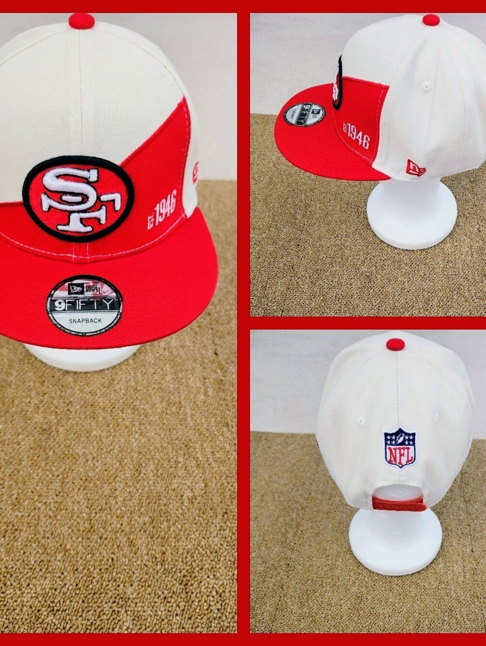 SAN FRANCISCO 49ERS NFL FOOTBALL SNAPBACK HAT.